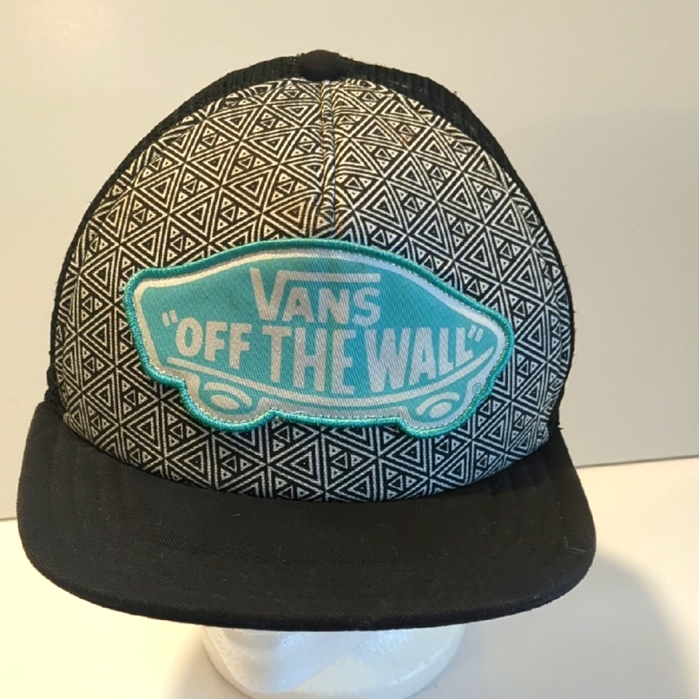 Vans Black and White Geometric Cap